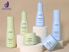 JJ8008 Νέες αφίξεις PETG πλαστικό μπουκάλι κρέμας κρέμας