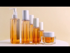 Λοξο 100ml 120ml 200ml Καλλυντική συσκευασία πλαστικό εξάγωνο μπουκάλι λοσιόν με αντλία ψεκασμού ομίχλης σώματος