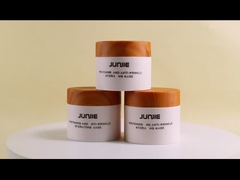 Λοξοφόρα λευκά πλαστικά καζάνια καλλυντικών 250g 300g 400g 500g 700g διπλό τοίχωμα πλαστικά καζάνια