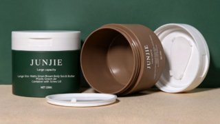 250ml 300ml Luxury Custom Flip Screw Cap Cosmetic Skin Care Face Hair Mask Scrub Body Cream Plastic