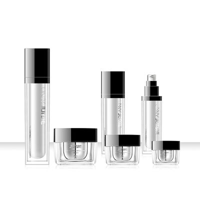 30ml 60ml 100ml Square Acrylic Bottles Cosmetic Empty Cosmetic Bottle Packaging