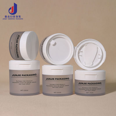 Άδειο μπουκάλι μάσκα ματιών με τσιμπήματα Περιβαλλοντικά φιλικό 120ml 150g 250g Στρογγυλό τόνιο με τσιμπήματα Βαμβακερό δοχείο πλαστικό βάζο