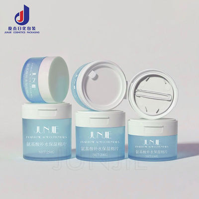 Επαναγεμιζόμενα πλαστικά δοχεία PET με καπάκι flip-top για καλλυντικά, για βάζα κρέμας περιποίησης δέρματος σε μεγέθη 150g 200g 250g